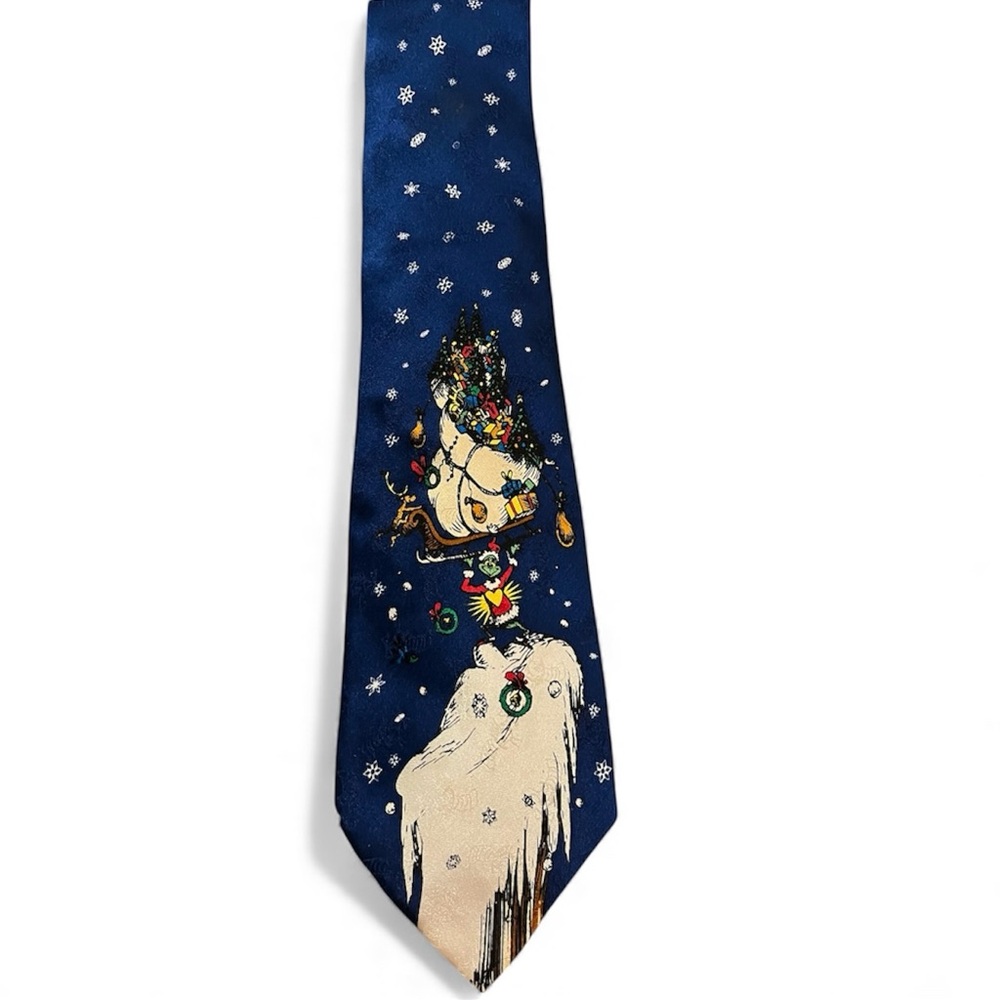 Vintage 1994 Dr. Seuss Grinch Christmas Tie